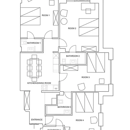 Vento - 120qm With 4 & 4 Bathrooms *